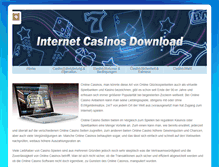 Tablet Screenshot of internet-casinos-download.info